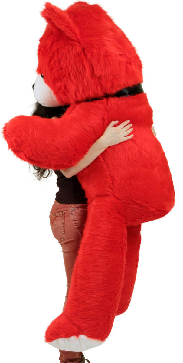 Giant 6 Foot Red Teddy Bear 72 Inches Soft V6809