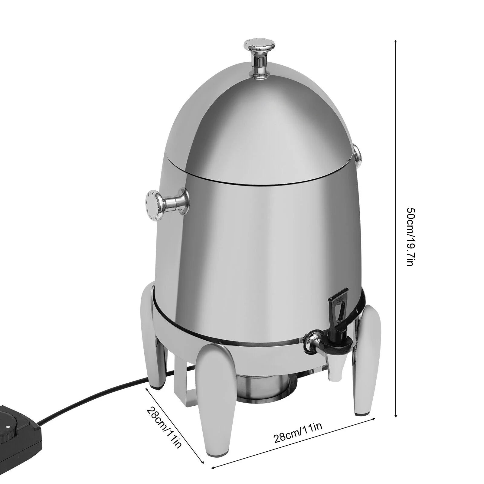 3.2 Gallon Stainless Steel Hot Chocolate Machine Electric Beverage Dispenser A51212