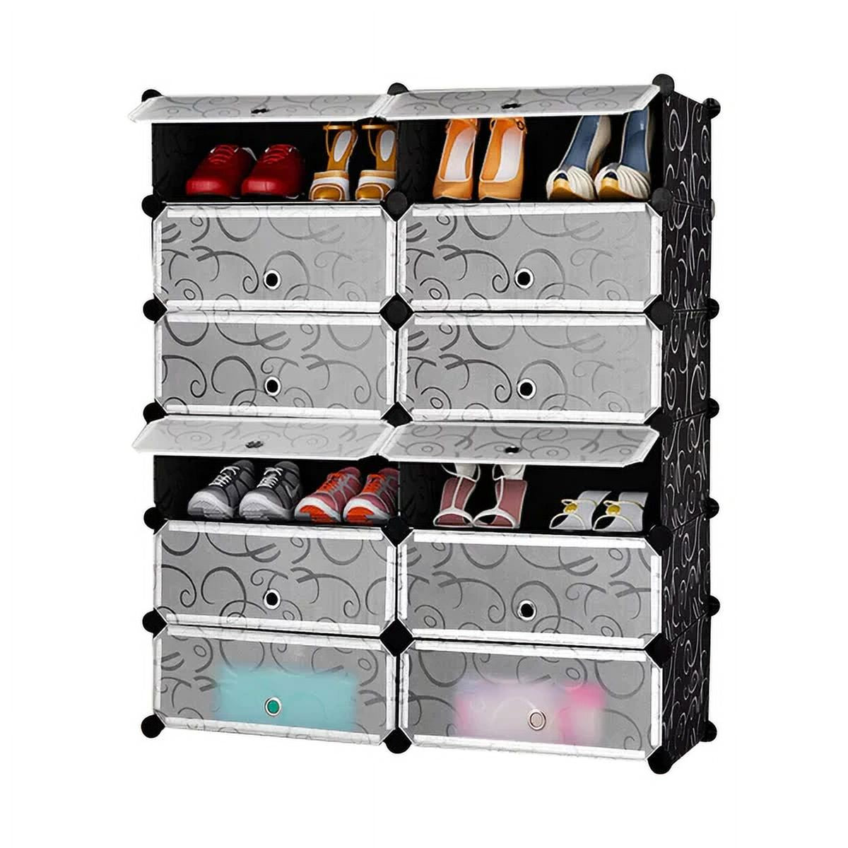 12 Cubic 6-Tier Shoe Rack Shelf Cabinet Storage Closet Organizer S855