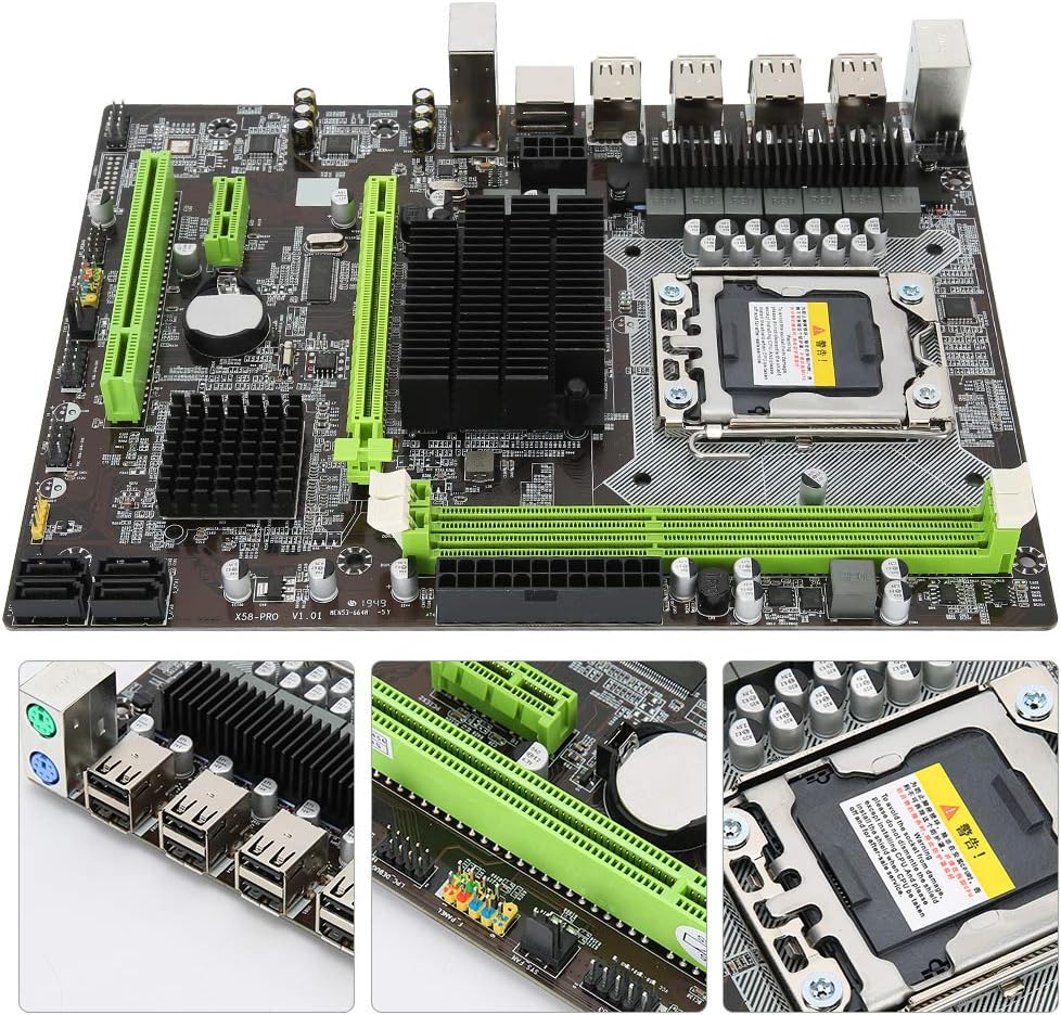 LGA1366 X58 Computer Motherboard X6089