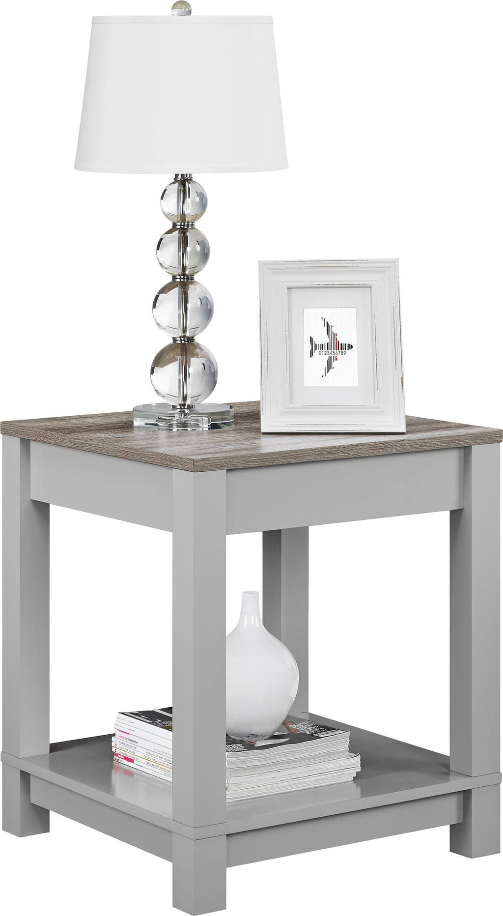 Gray End Table G183815