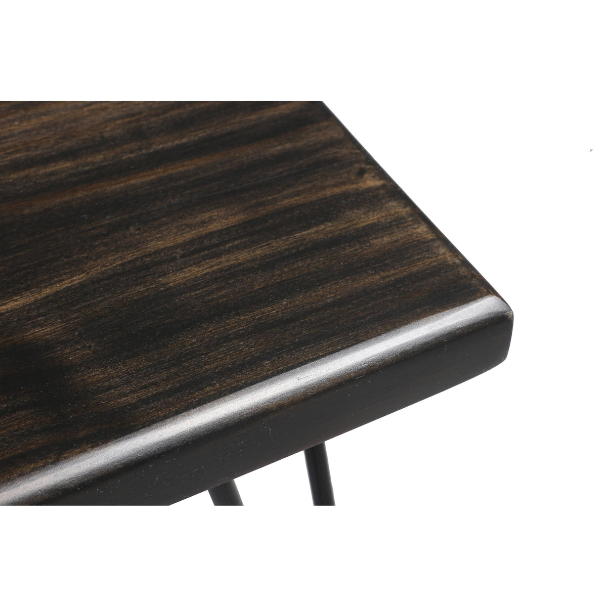 Wood Bench - Ebony - 44 x 10.5 x 16 O39942