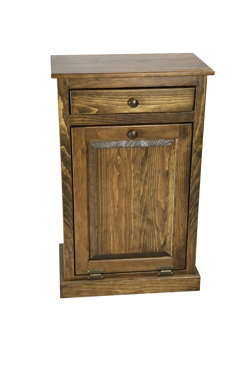Mocha Wooden Pull Out Trash Can Cabinet H20732