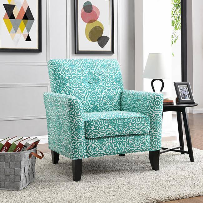 Button Tufted Arm Chair P1666
