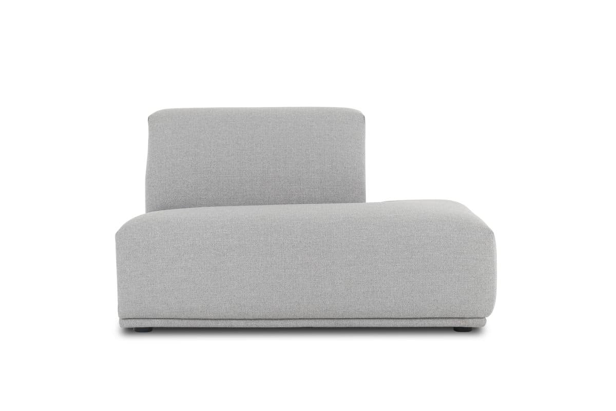 Light Gray Right Chaise Sofa D8141