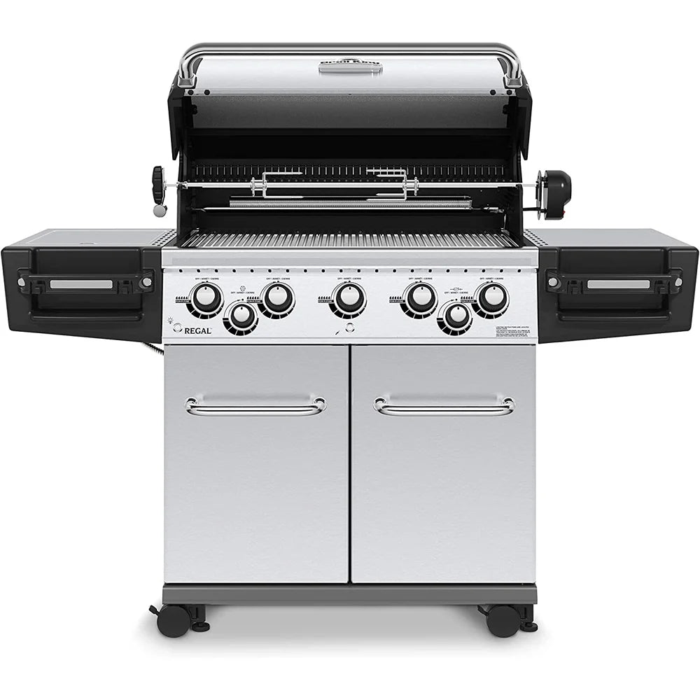 5-Burner Propane Gas Grill with Stainless Steel Grill Cover R85147