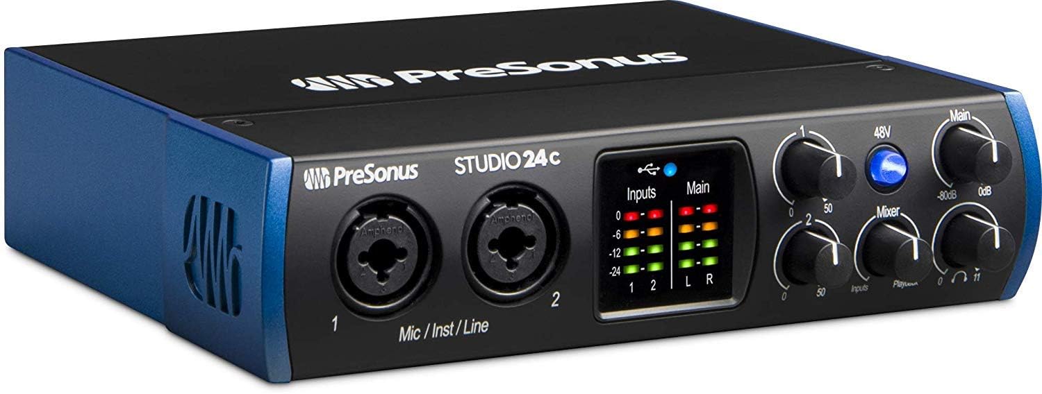 USB Type-C Audio/MIDI Interface with Dynamic Cardioid Microphone & Arm Accessory Pack U8619