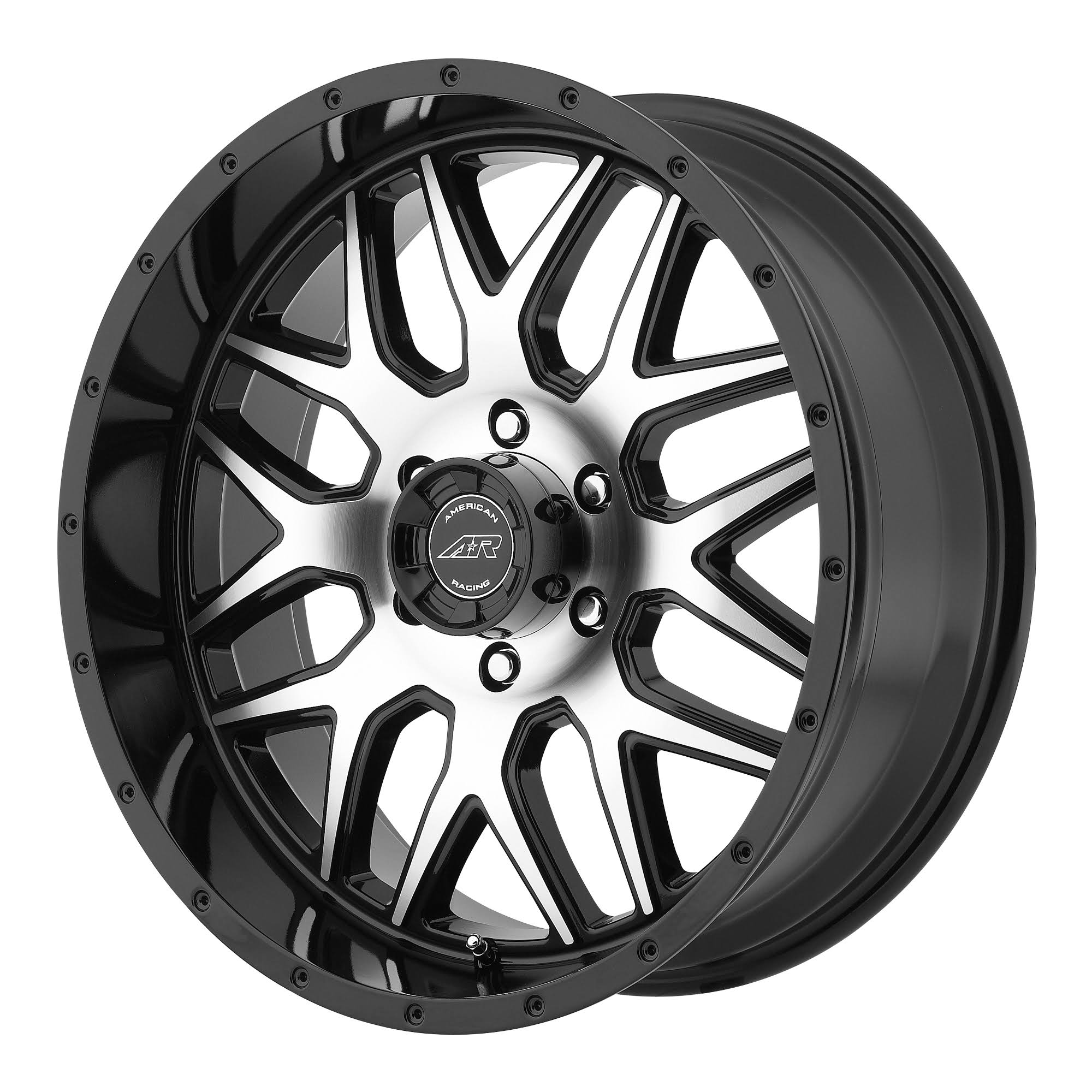 20x9 6x139.70 Black Wheel K659