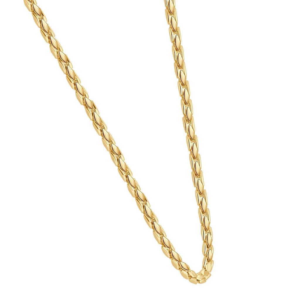 14k Yellow Gold 24" Chain Necklace 28 Grams 4.5mm I5687