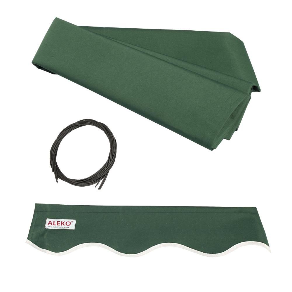 Motorized Retractable Patio Awning, Green K5495