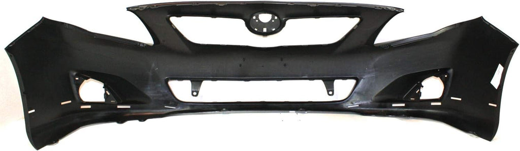 Front Bumper Cover for Toyota Corolla 2009-2010 Primed with Spoiler Holes V7878