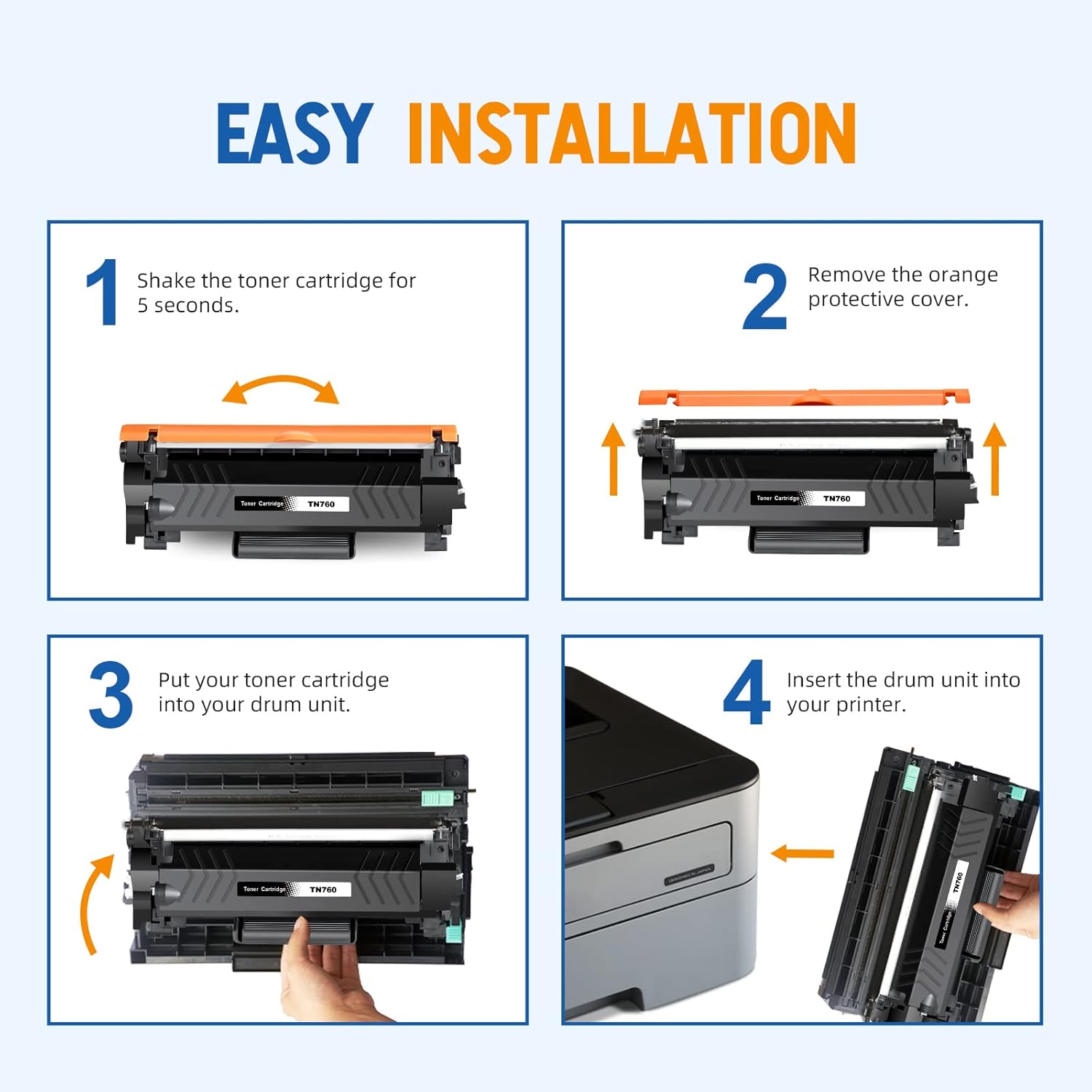 Black Toner Cartridge 4 Pack K861