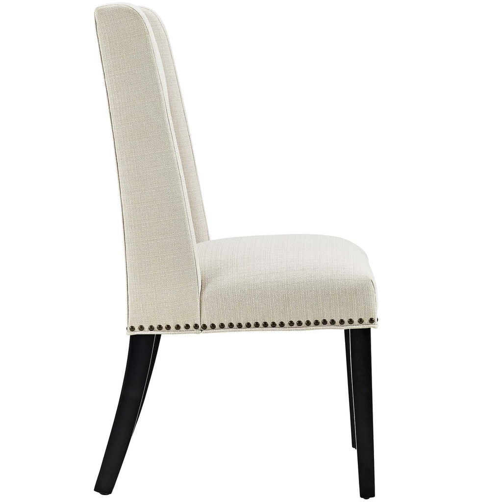 Beige Fabric Dining Chair D400317