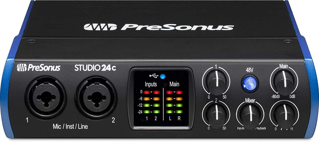 USB Type-C Audio/MIDI Interface with Dynamic Cardioid Microphone & Arm Accessory Pack U8619