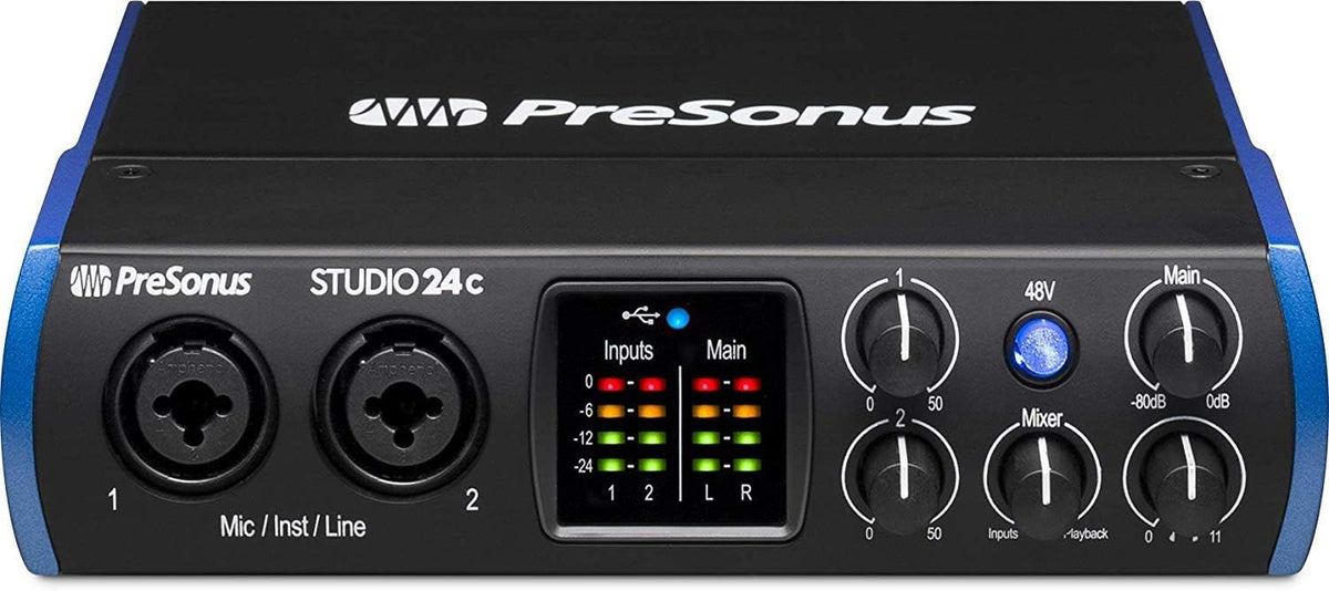 USB Type-C Audio/MIDI Interface with Dynamic Cardioid Microphone & Arm Accessory Pack U8619