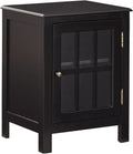 White Modern Farmhouse Accent Cabinet End Table H95200