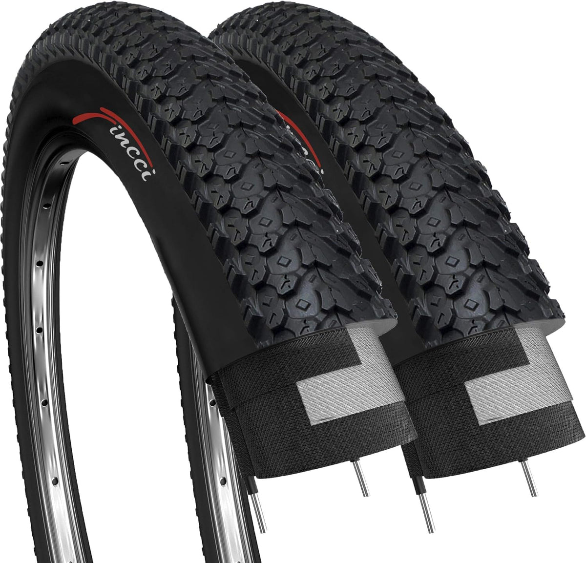 Pair 26 x 2.125 Inch 57-559 Foldable Tires for Mountain Bike Q243496