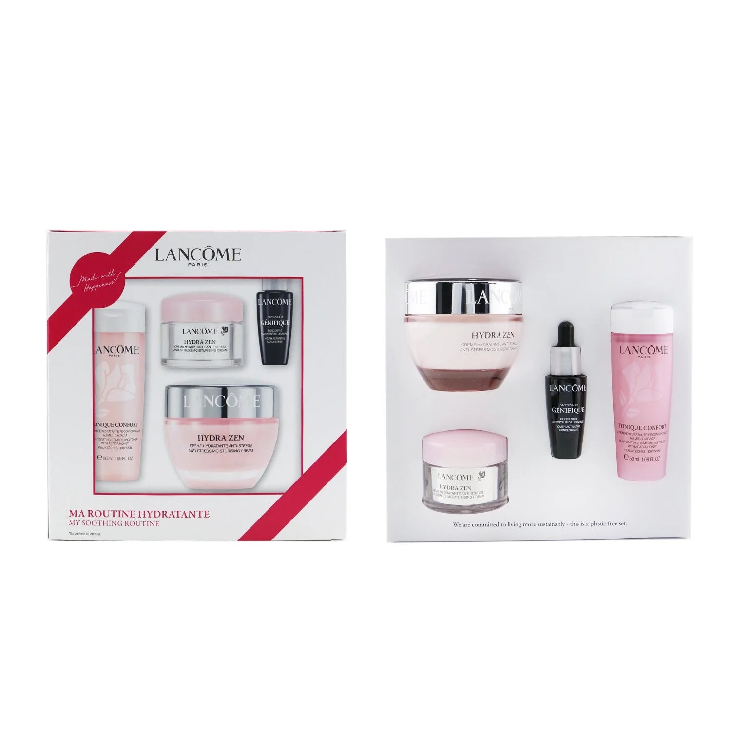 4pcs Soothing Routine Set with Tonique and Moisturizing Creams E976161
