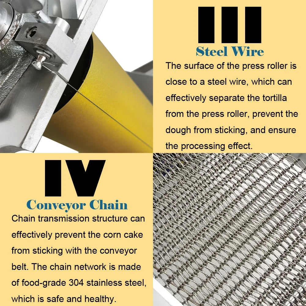 Electric Mexican Corn Tortilla Maker Machine O93920