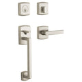 Left Handed Soho Sectional Double Cylinder Handleset Satin Nickel Z9087