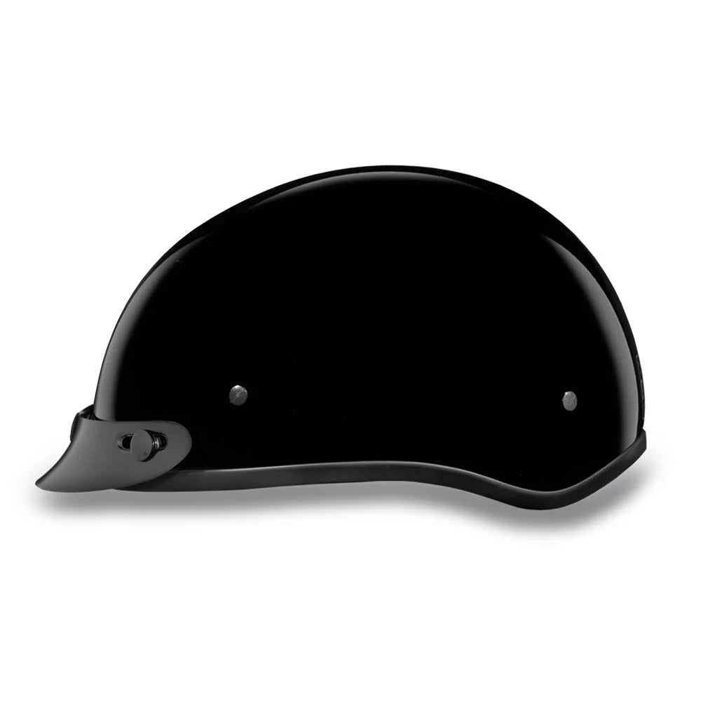 Hi-Gloss Black Skull Cap Q8164