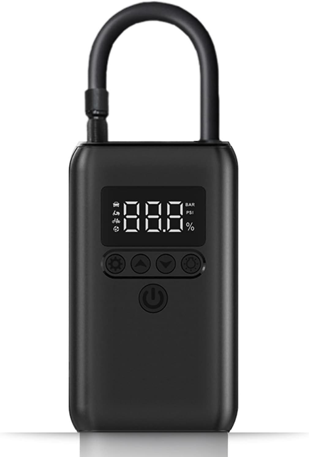 Portable 12V DC Electric Air Compressor Tire Pump Inflator with Pressure Gauge LED Light J859