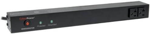 Rackbar Surge Protector 20A 12 Outlets 1U Rackmount W827