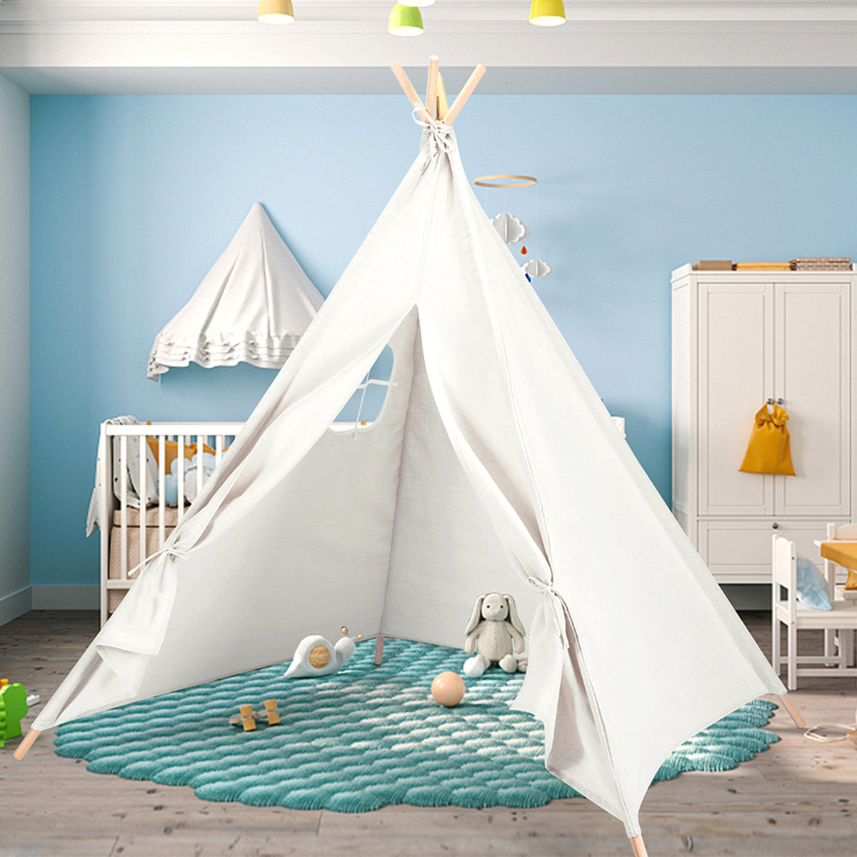 Canvas Teepee Play Tent for Kids M6891