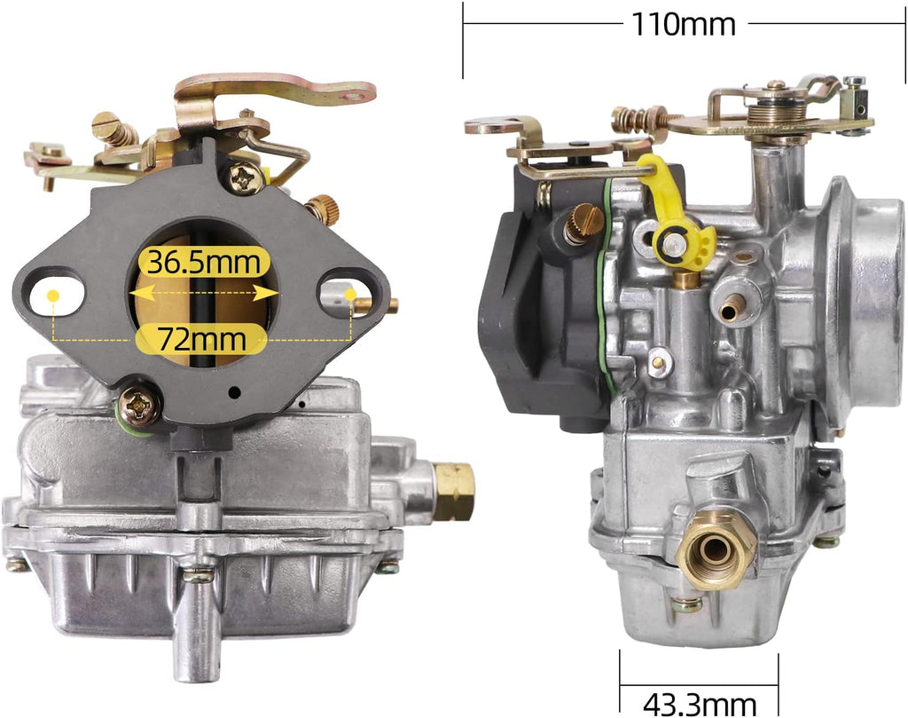 Carburetor 1 Barrel Manual Choke H828243