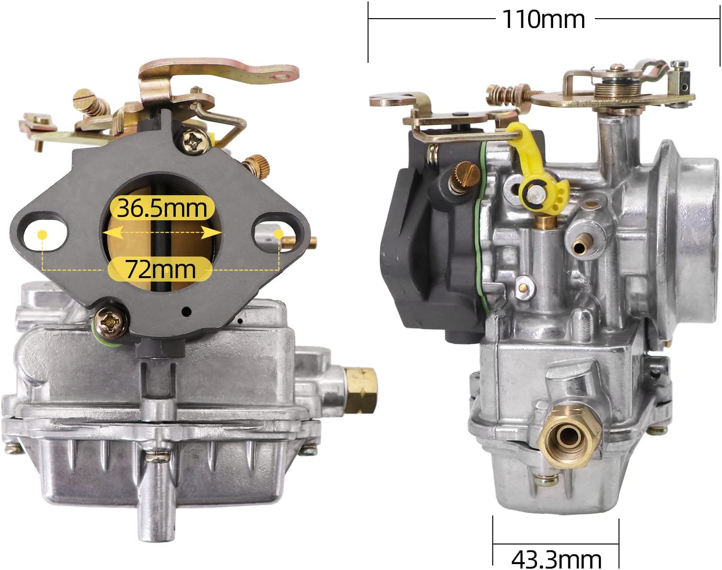 Carburetor 1 Barrel Manual Choke H828243
