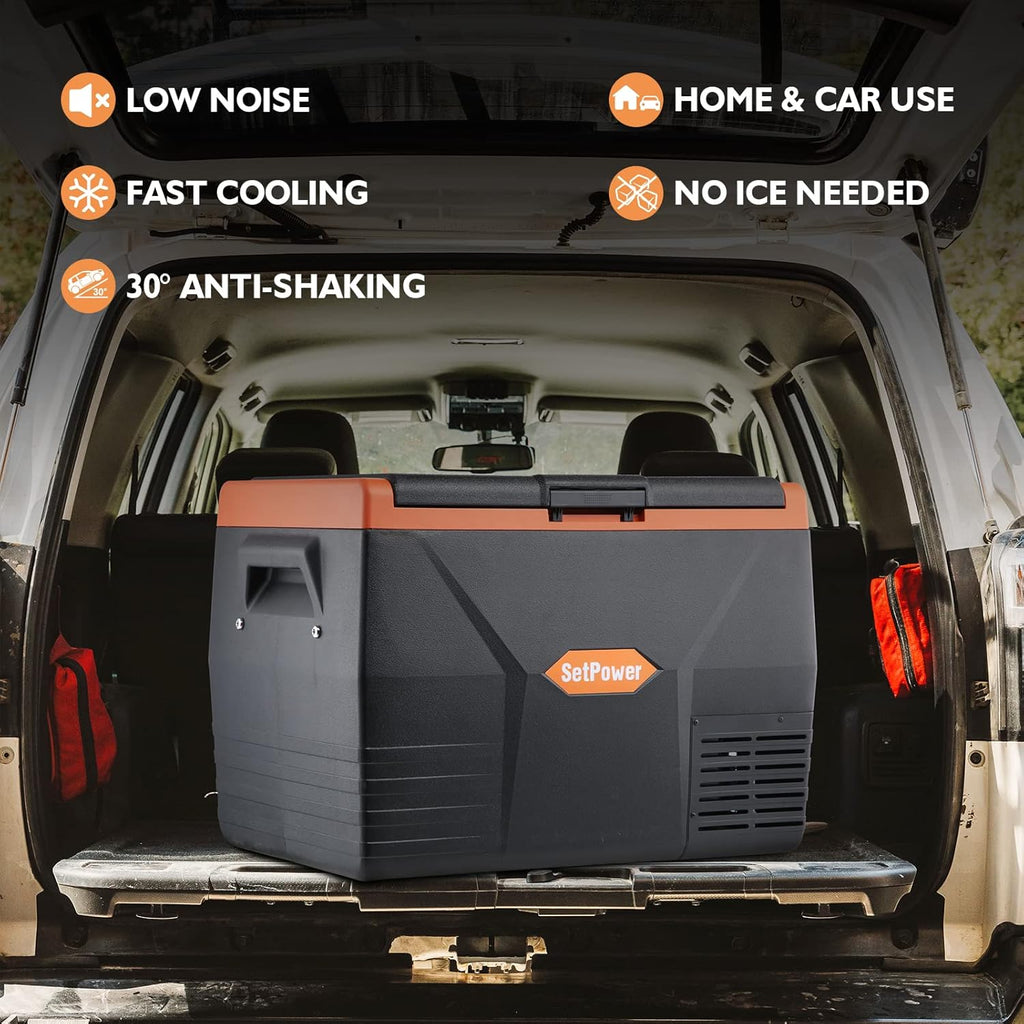 Portable Fridge Freezer, 12-volt Compressor Cooler, Single Zone I804