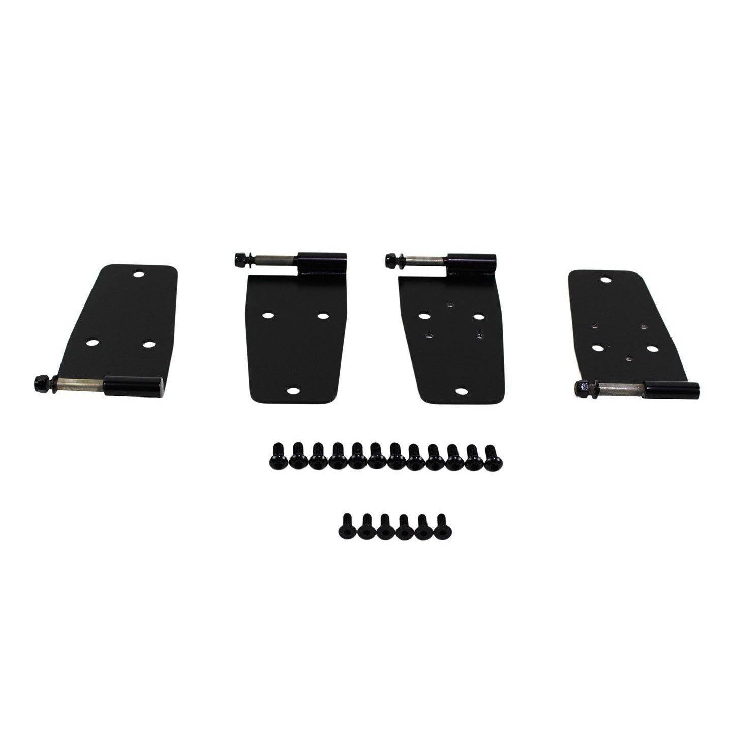 Black Stainless Steel Hardtop Door Hinge Set L945