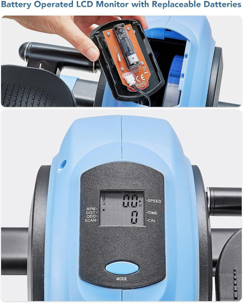 Mini Elliptical Machine with 8 Levels Adjustable Magnetic Resistance M356