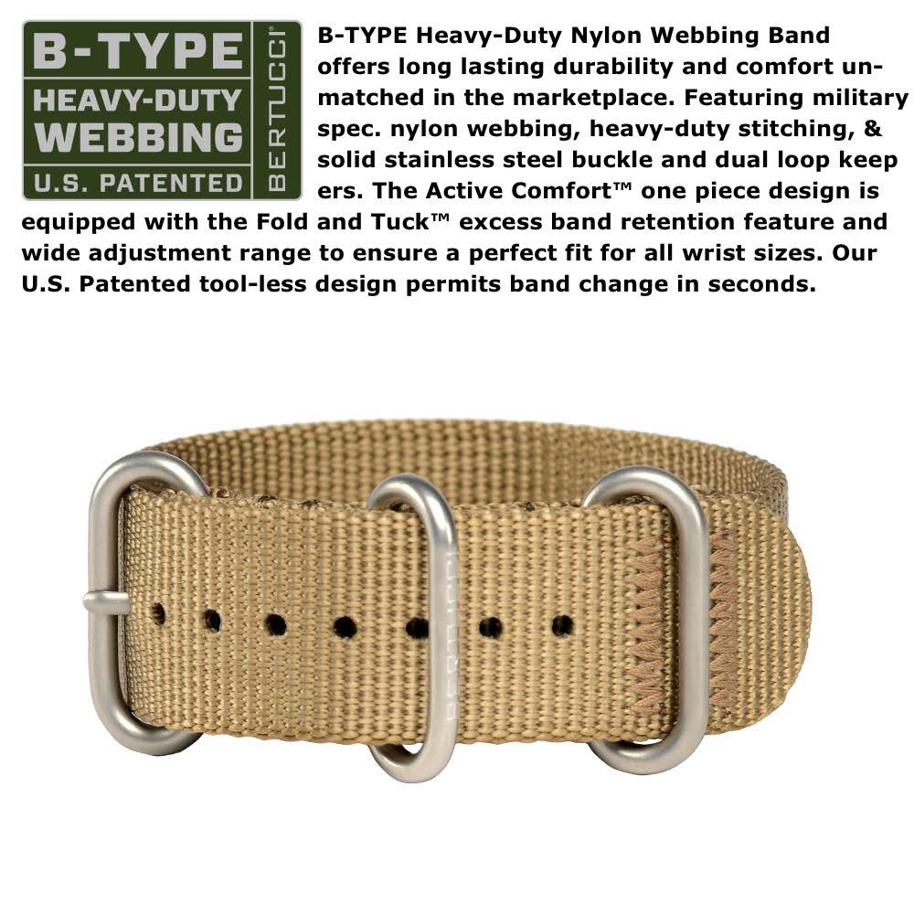 Black Coyote Nylon Watch Z170