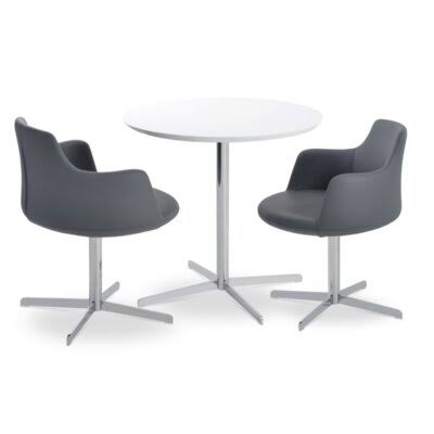 Dark Gray Wool Armchair X24372