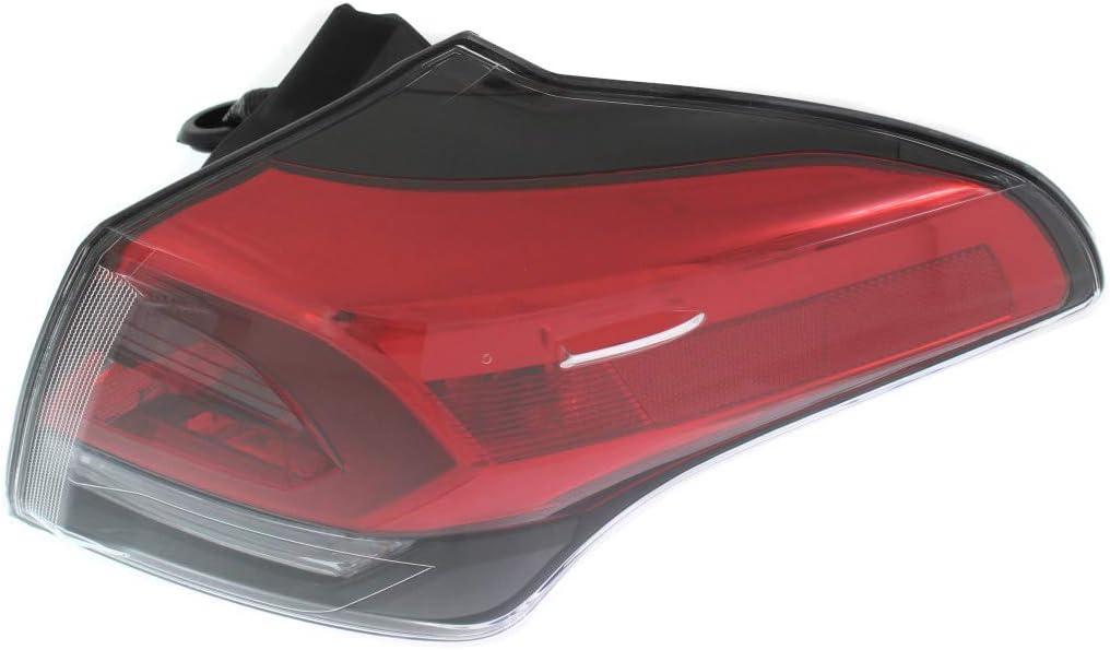 Outer Tail Light Assembly Passenger Side Halogen Type U8175