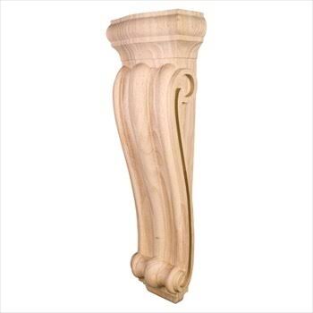 Smooth Profile Corbel Rubberwood C2525