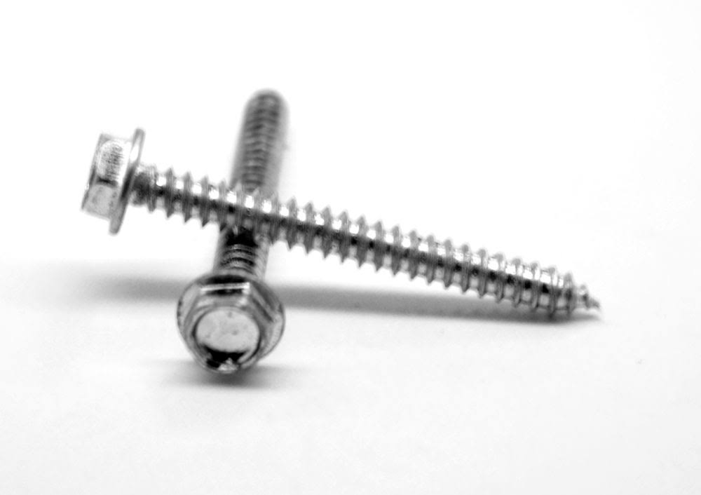 3/8x22-12 x 1 1/4x22 Sheet Metal Screw Hex Washer Head Type AB Low Carbon Steel Zinc Plated L430178