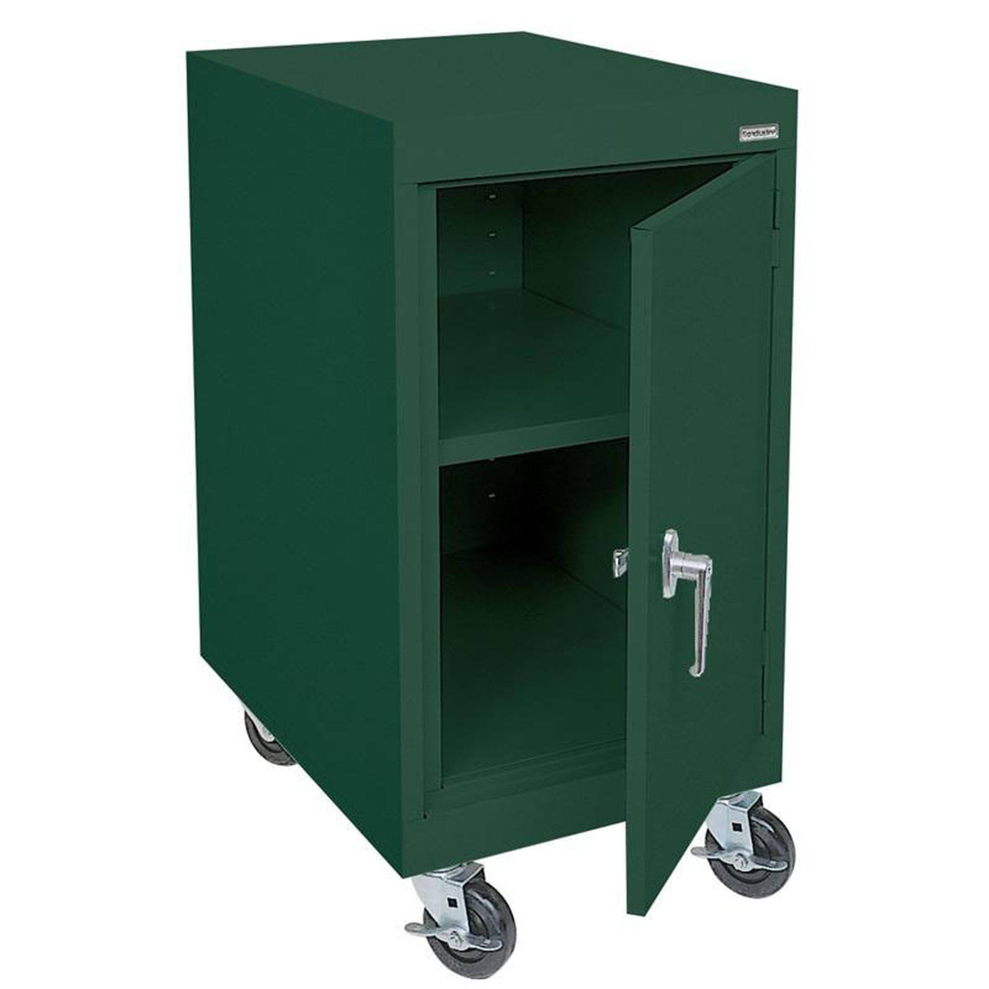 Forest Green Work Height Storage Cabinet C4473