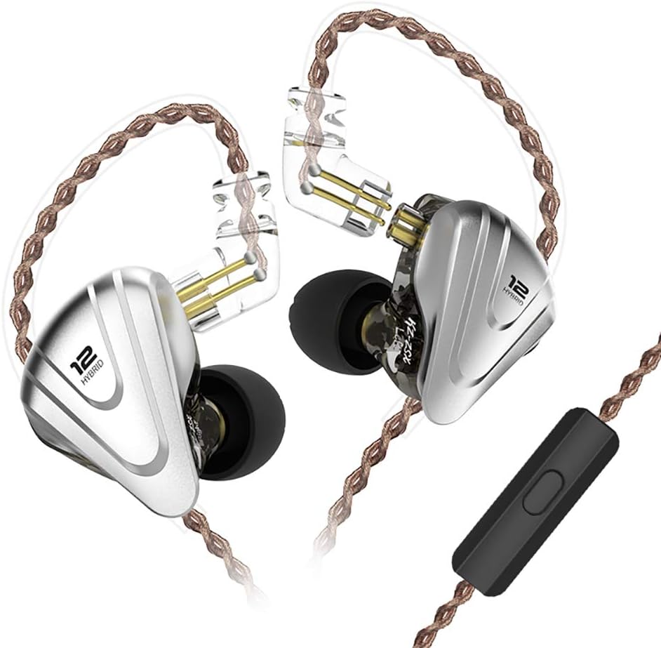 in-Ear Monitors with Detachable Cable, Black, Pack of 2 W490