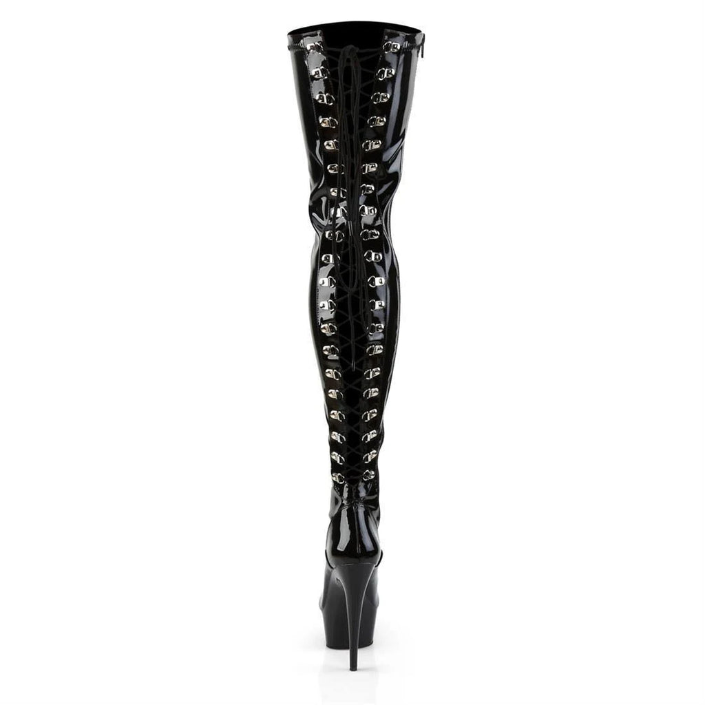 Black Faux Leather 5 H22345