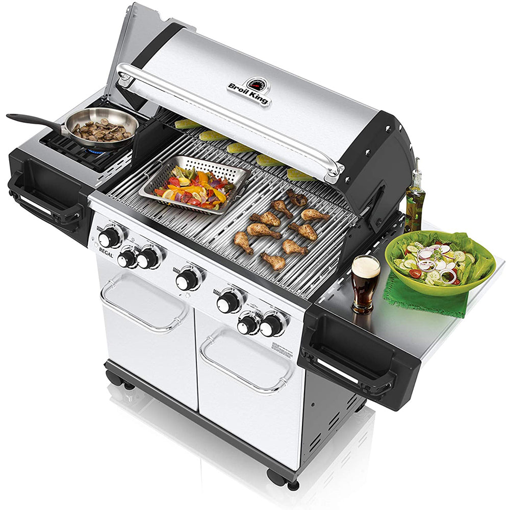 5-Burner Propane Gas Grill with Stainless Steel Grill Cover R85147