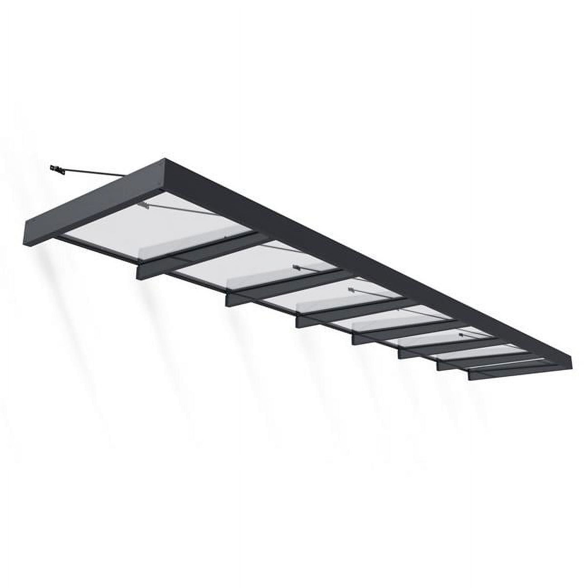 25 x 5 ft. Gray Awning H278