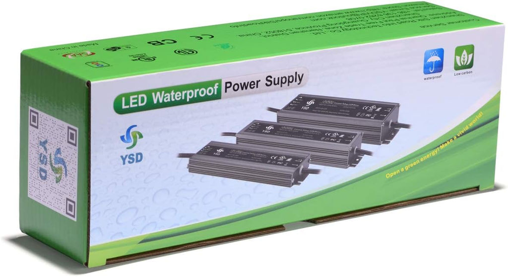 12V 200W LED Driver Transformer, IP67 Waterproof Constant Voltage Power Supply W818