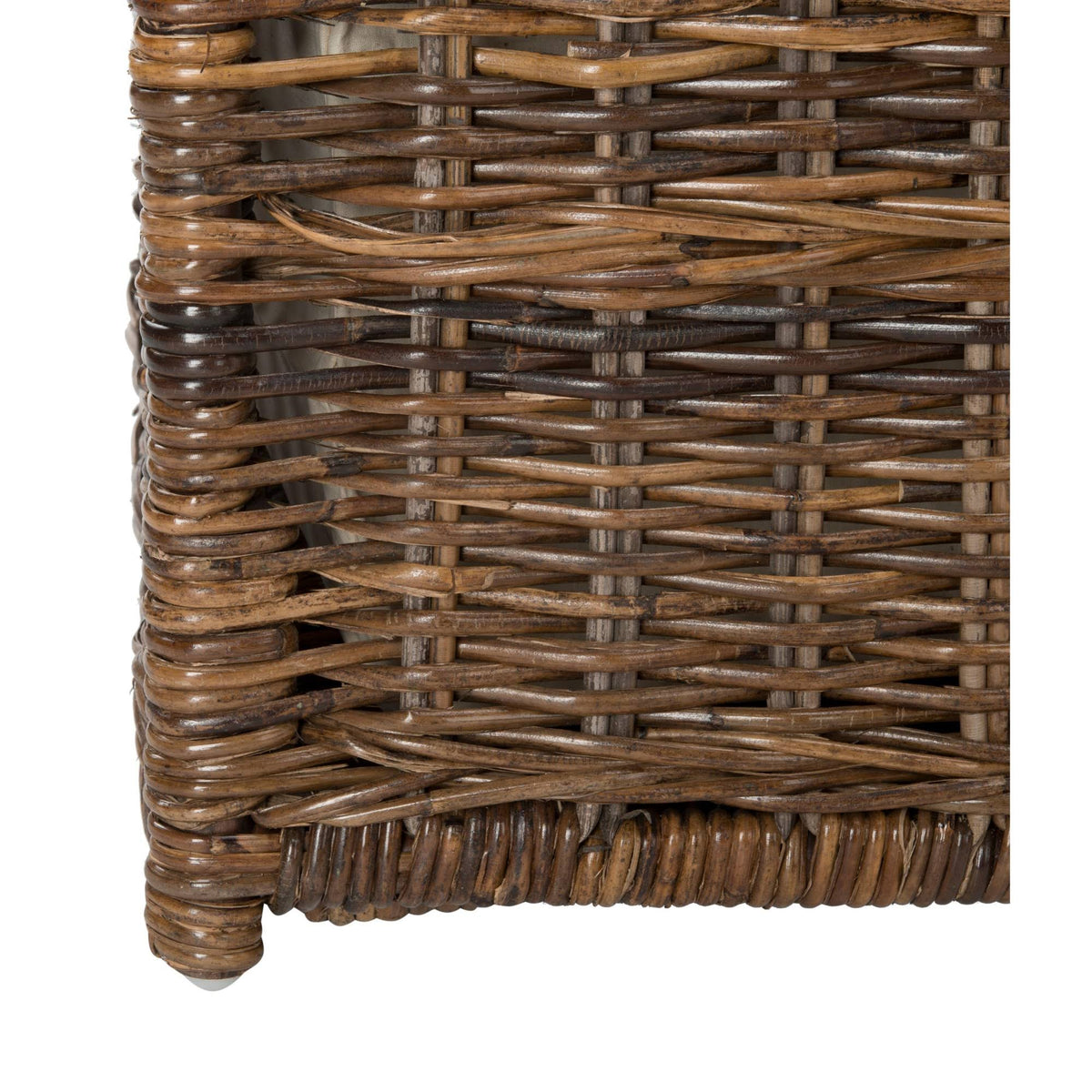 Brown Wicker Storage Trunk P301089