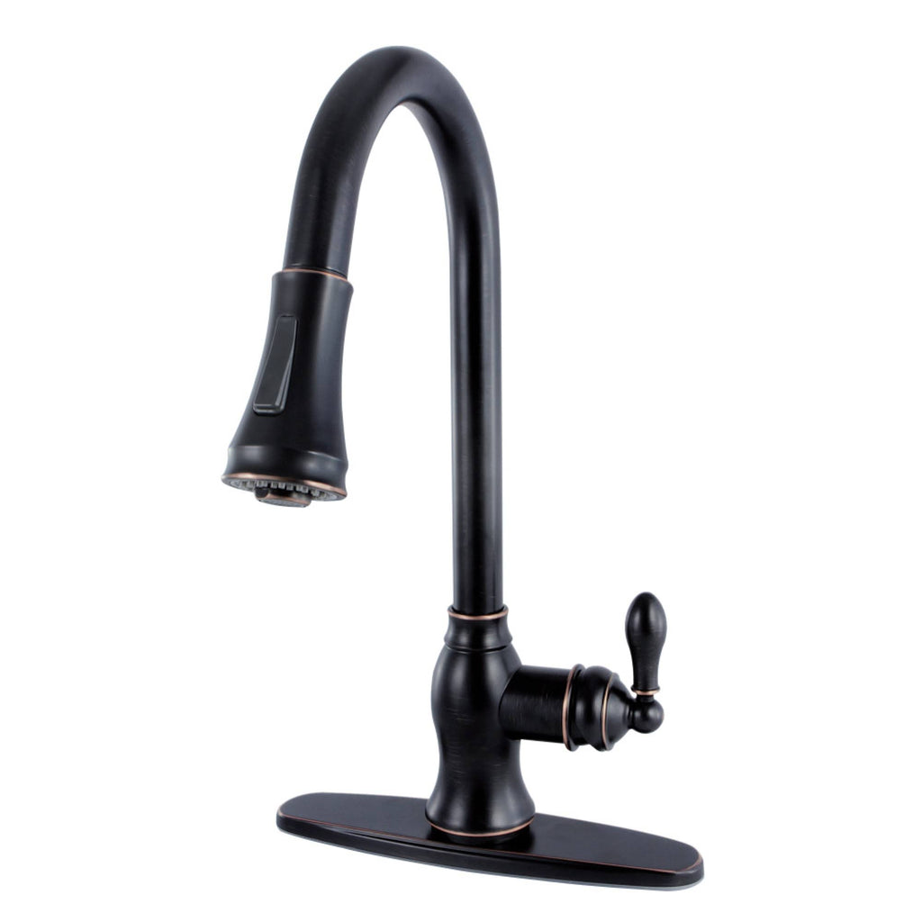 Single-Handle Pull-Down Sprayer Kitchen Faucet X3065