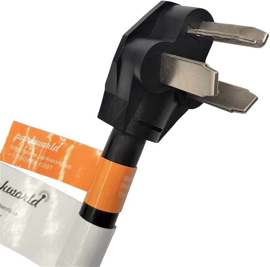 NEMA 10-30P Male Plug to (2) 10-30R Female Receptacle Dryer Y Adapter Cord (35 feet) F48893