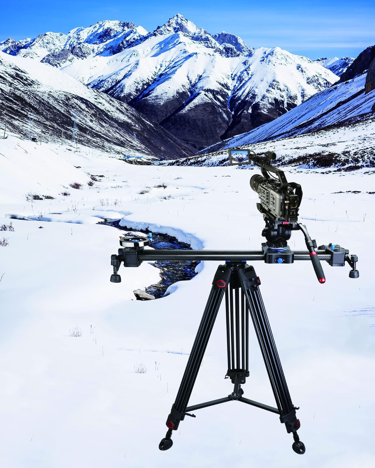 72 Inch Heavy Duty Tripod with Fluid Head R342