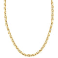 14k Yellow Gold 24" Chain Necklace 28 Grams 4.5mm I5687