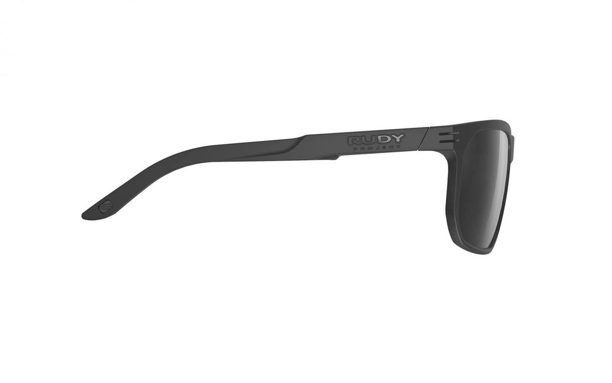 Black Matte Eyewear with Polar Grey Laser Lenses Y6937